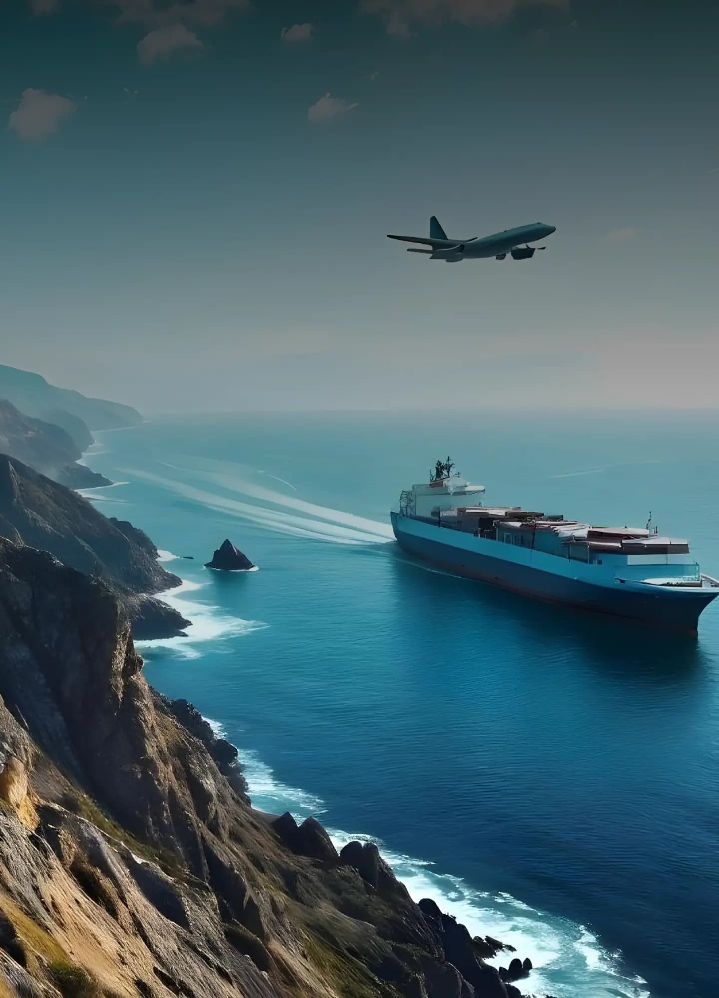 Sea, rail, and air freight transport — Black Port